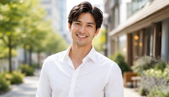 清潔感のある男性