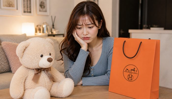 大きいぬいぐるみや高級バッグをもらって困っているキャバ嬢