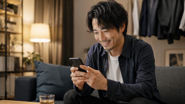 いつも自分からキャバ嬢にLINEを送っている男性