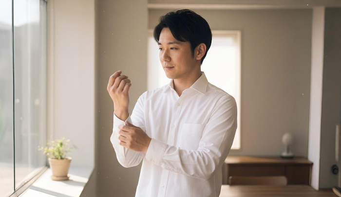 失恋はしたけれど、成長した自分を感じている男性